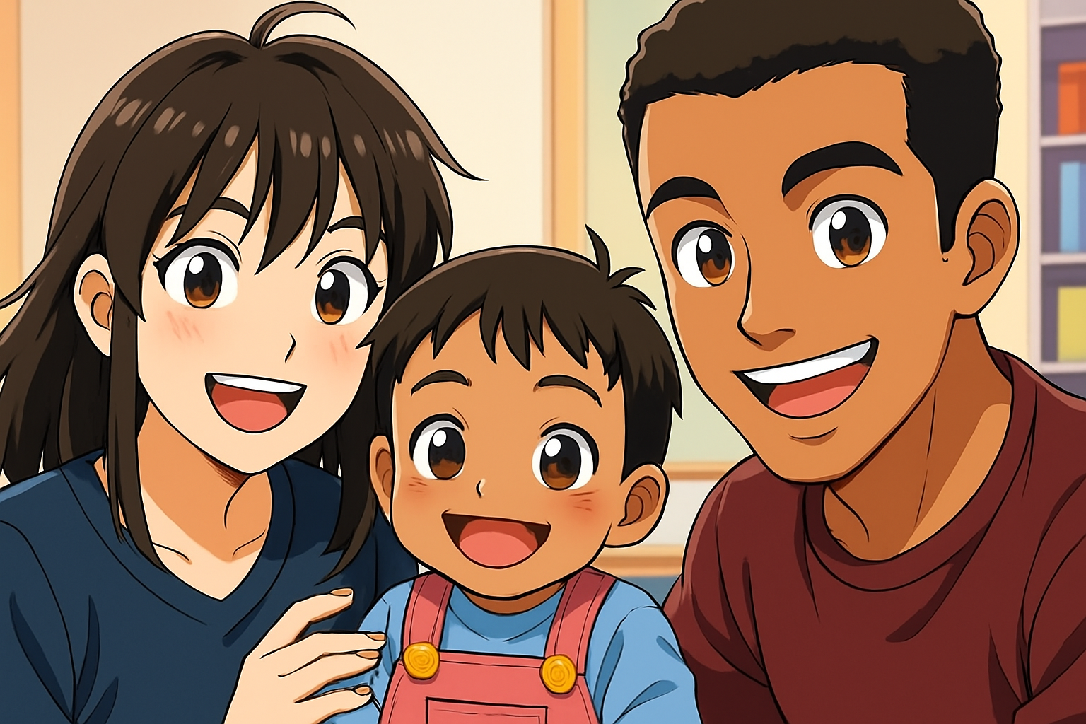 Our family - two parents and a toddler